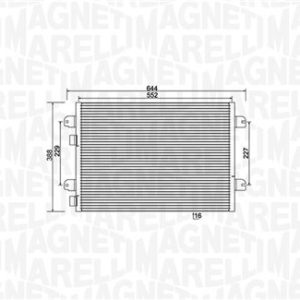 Condensator climatizare MAGNETI MARELLI 350203931000 – RENAULT | AutoRival
