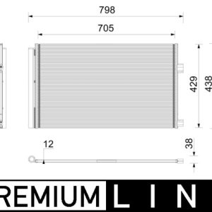 Condensator climatizare MAHLE ORIGINAL AC 1200 000P – RENAULT | AutoRival