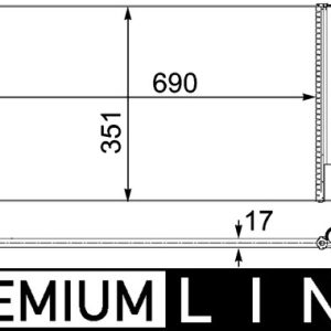 Condensator climatizare MAHLE ORIGINAL AC 486 000P – RENAULT | AutoRival