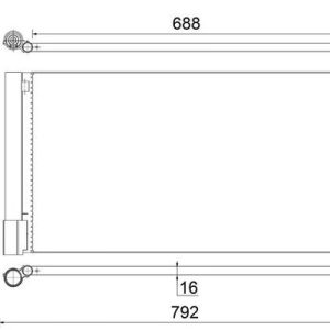 Condensator climatizare MAHLE ORIGINAL AC 486 000S – RENAULT | AutoRival