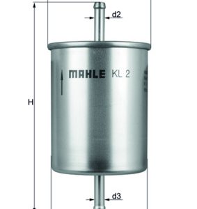 Filtru combustibil MAHLE ORIGINAL KL 2 – RENAULT | AutoRival