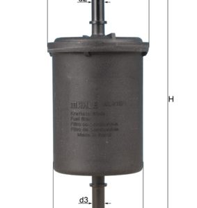 Filtru combustibil MAHLE ORIGINAL KL 416/1 – RENAULT | AutoRival