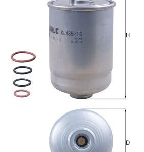 Filtru combustibil MAHLE ORIGINAL KL 485/16D – RENAULT | AutoRival