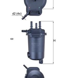 Filtru combustibil MAHLE ORIGINAL KL 600D – RENAULT | AutoRival