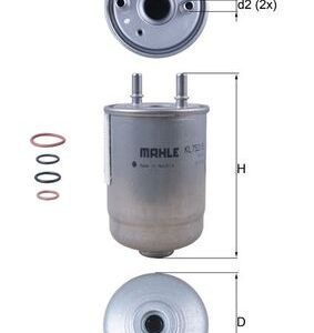 Filtru combustibil MAHLE ORIGINAL KL 752/5D – RENAULT | AutoRival