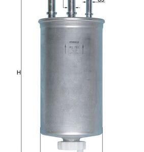 Filtru combustibil MAHLE ORIGINAL KL 781 – RENAULT | AutoRival