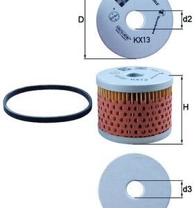 Filtru combustibil MAHLE ORIGINAL KX 13D – RENAULT | AutoRival