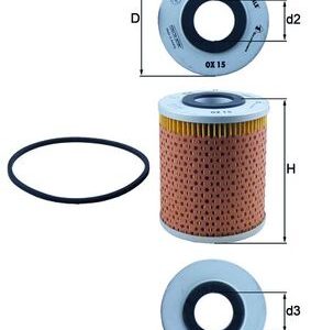 Filtru ulei MAHLE ORIGINAL OX 15D – RENAULT | AutoRival