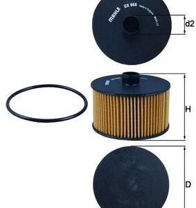 Filtru ulei MAHLE ORIGINAL OX 968D – RENAULT | AutoRival