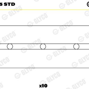 Cuzineti arbore cotit GLYCO H1052/5 STD – RENAULT | AutoRival