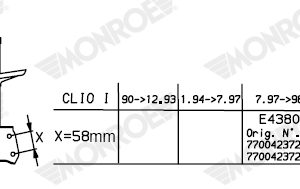Amortizor MONROE G7485 – RENAULT | AutoRival