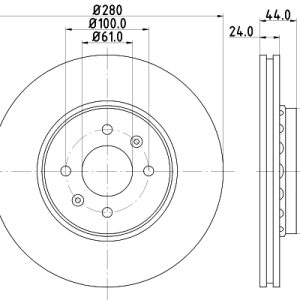 Disc frana DON PCD10462 – RENAULT | AutoRival