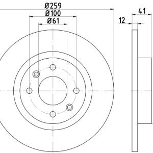 Disc frana DON PCD10632 – RENAULT | AutoRival