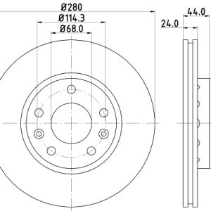 Disc frana DON PCD11082 – RENAULT | AutoRival