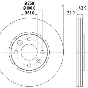 Disc frana DON PCD12242 – RENAULT | AutoRival