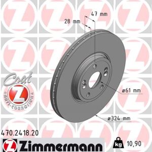 Disc frana ZIMMERMANN 470.2418.20 – RENAULT | AutoRival