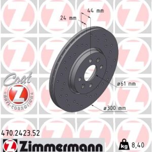 Disc frana ZIMMERMANN 470.2423.52 – RENAULT | AutoRival