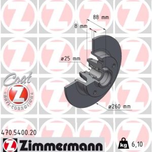 Disc frana ZIMMERMANN 470.5400.20 – RENAULT | AutoRival