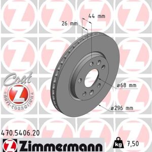 Disc frana ZIMMERMANN 470.5406.20 – RENAULT | AutoRival