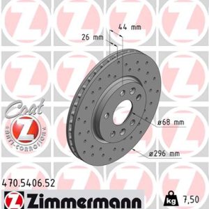Disc frana ZIMMERMANN 470.5406.52 – RENAULT | AutoRival