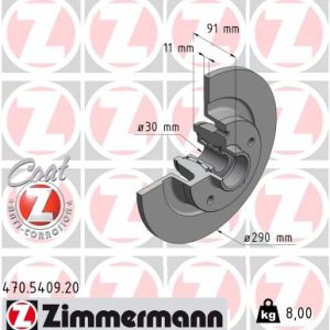 Disc frana ZIMMERMANN 470.5409.20 – RENAULT | AutoRival