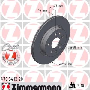 Disc frana ZIMMERMANN 470.5413.20 – RENAULT | AutoRival