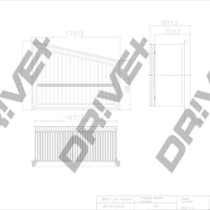 Filtru aer DRIVE DP1110.10.0070