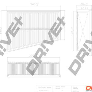 Filtru aer DRIVE DP1110.10.0167