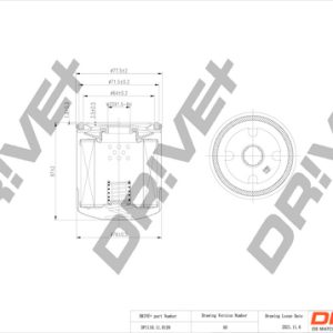 Filtru ulei DRIVE DP1110.11.0159