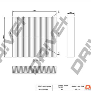 Filtru aer habitaclu DRIVE DP1110.12.0084