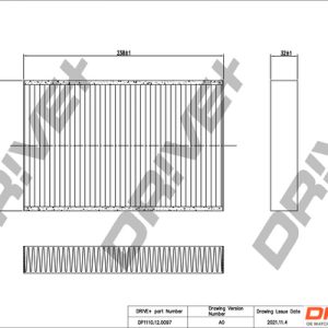 Filtru aer habitaclu DRIVE DP1110.12.0097