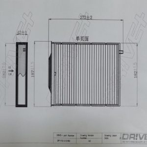 Filtru aer habitaclu DRIVE DP1110.12.0180