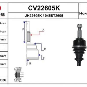 Cap planetara EAI CV22605K – RENAULT | AutoRival