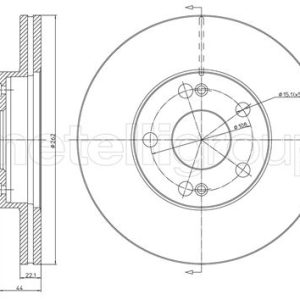 Disc frana METELLI 23-0466 – RENAULT | AutoRival