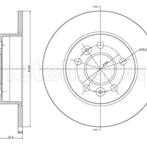 Disc frana METELLI 23-0482C – RENAULT | AutoRival