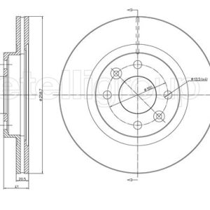 Disc frana METELLI 23-0549C – RENAULT | AutoRival