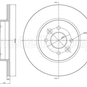 Disc frana METELLI 23-0585C – RENAULT | AutoRival