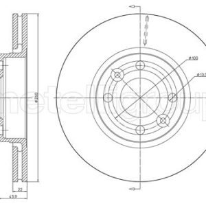 Disc frana METELLI 23-0641C – RENAULT | AutoRival