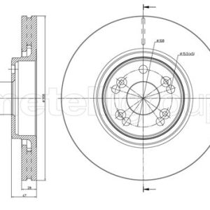 Disc frana METELLI 23-0673C – RENAULT | AutoRival
