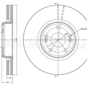 Disc frana METELLI 23-0675C – RENAULT | AutoRival