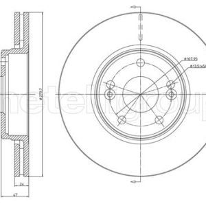 Disc frana METELLI 23-0676C – RENAULT | AutoRival