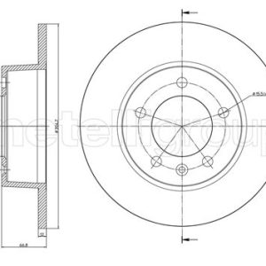 Disc frana METELLI 23-0690 – RENAULT | AutoRival
