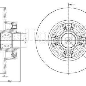 Disc frana METELLI 23-0722 – RENAULT | AutoRival