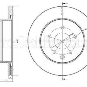 Disc frana METELLI 23-0797C – RENAULT | AutoRival