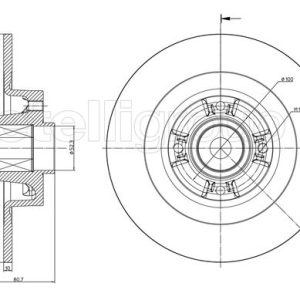 Disc frana METELLI 23-0804 – RENAULT | AutoRival