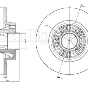 Disc frana METELLI 23-0844 – RENAULT | AutoRival