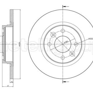Disc frana METELLI 23-0864C – RENAULT | AutoRival