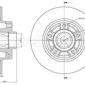 Disc frana METELLI 23-1095 – RENAULT | AutoRival