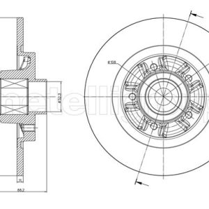 Disc frana METELLI 23-1196 – RENAULT | AutoRival
