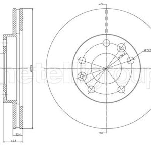 Disc frana METELLI 23-1288C – RENAULT | AutoRival